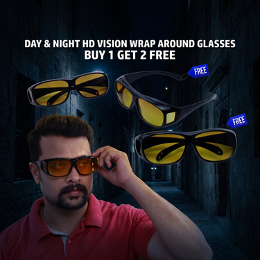 Day & Night HD Vision Wrap Around Goggles Buy 1 Get 2 Free (3WNG)