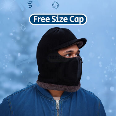 Warm Thick Woolen Winter Skull Cap (WWC1)