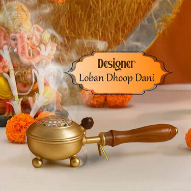 Designer Loban Dhoop Dani (1LD1N)