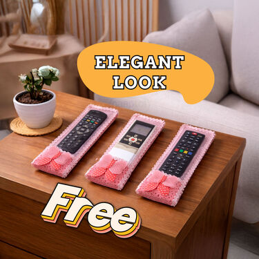 Designer Led TV Cover With 3 Remote Cover Free (TVC3)