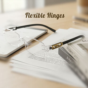 Rimless Adaptive Power Reading Glasses B1G3 Free (4ORG)