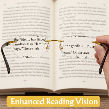 Rimless Adaptive Power Reading Glasses B1G3 Free (4ORG14)