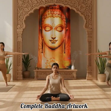 3D Printed Buddha Curtain (CU18)