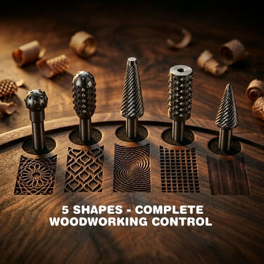 5 Pcs Woodworking Rotary Drill Bit Set (MFB)