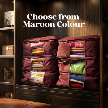 Pick any 1 Pack of 6 Saree cover (6SC3)