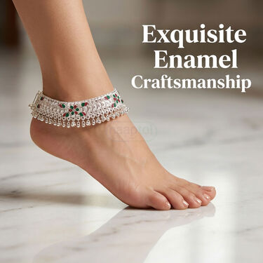 Designer Payal With Free 4 Toe Ring (WJ6)