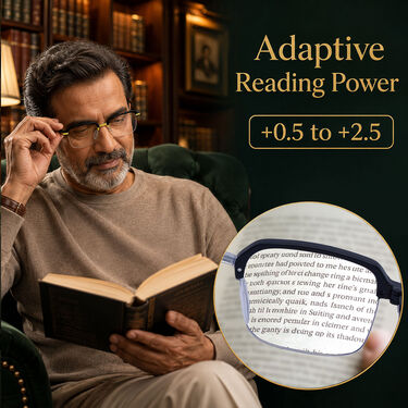 Premium Adaptive Power Reading Glasses Buy 1 Get 3 Free (4ORG44)