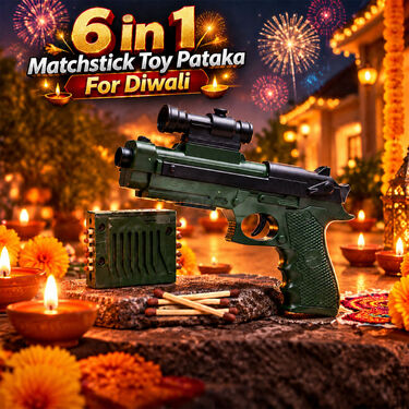 6 In 1 Matchstick Toy Pataka For Diwali ((MG16)
