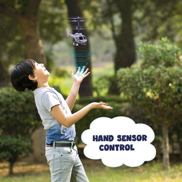 Hand Sensor Army Helicopter Toy with Lights (HSMH)